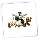 PC, gaming si accesorii - Periferice PC - Mousepad - Mousepad Gaming Kung Fu Panda All Team Arte Martiale, 21x19 cm - Infinity.ro