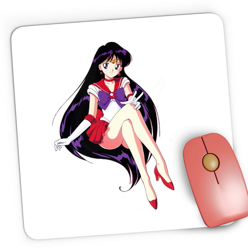 PC, gaming si accesorii - Periferice PC - Mousepad - Mousepad Gaming Sailor Moon Marte Anime Girl Manga, 21x19 cm - Infinity.ro