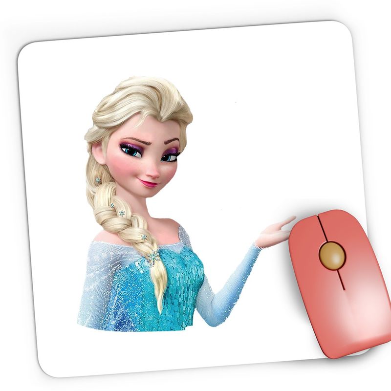 PC, gaming si accesorii - Periferice PC - Mousepad - Mousepad Gaming Regina Zapezii Elsa Frozen Cartoon, 21x19 cm - Infinity.ro