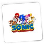 PC, gaming si accesorii - Periferice PC - Mousepad - Mousepad Gaming Sonic the Hedgehog All Gang Crew Echipaj, 21x19 cm - Infinity.ro