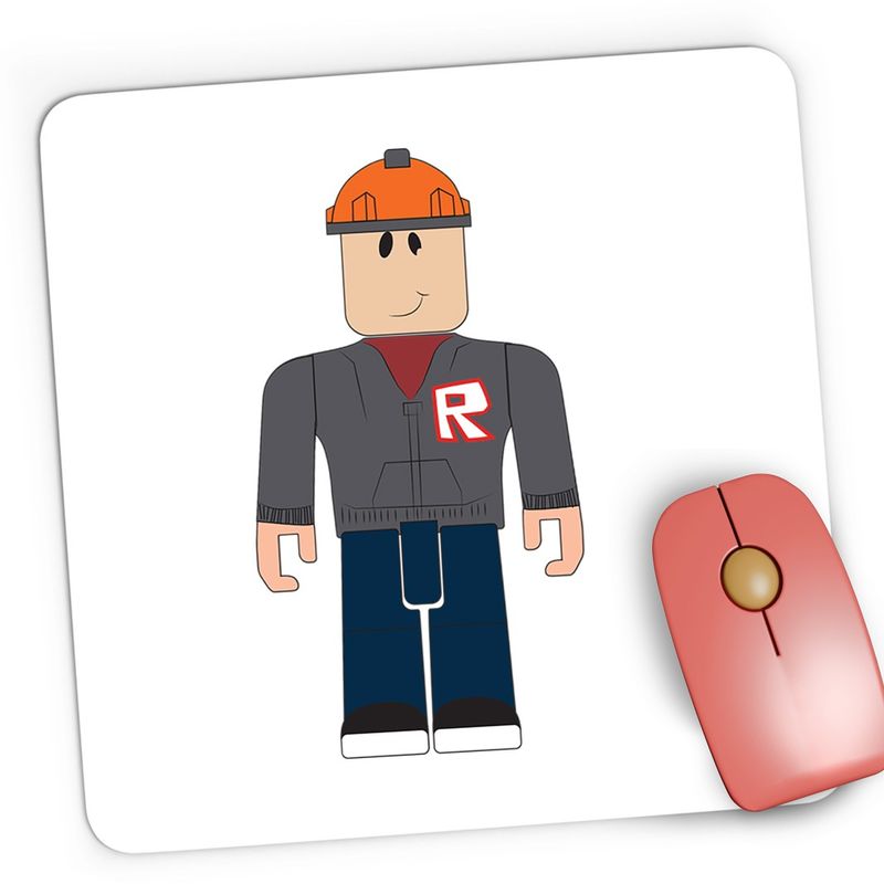 PC, gaming si accesorii - Periferice PC - Mousepad - Mousepad Gaming Roblox Builder Man Worker, 21x19 cm - Infinity.ro