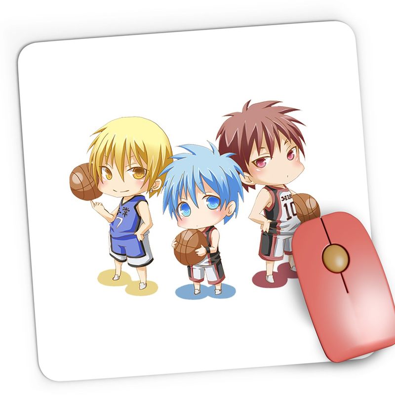 PC, gaming si accesorii - Periferice PC - Mousepad - Mousepad Gaming Chibi Tetsuya Kuroko no Basket Echipa, 21x19 cm - Infinity.ro