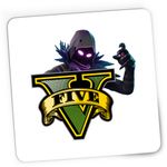 PC, gaming si accesorii - Periferice PC - Mousepad - Mousepad Gaming Raven Fortnite GTA V Skin, 21x19 cm - Infinity.ro