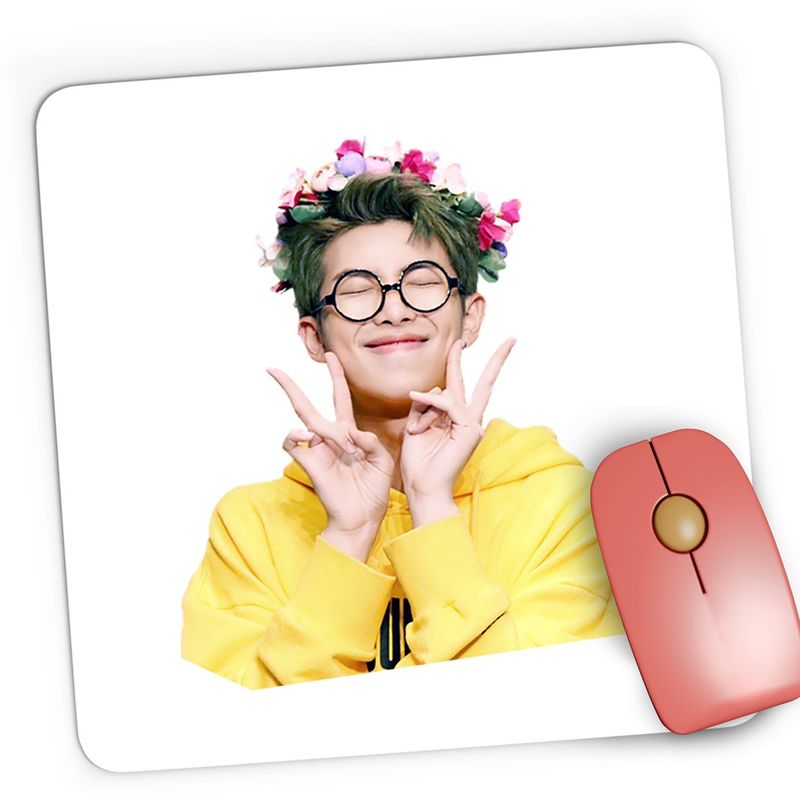 PC, gaming si accesorii - Periferice PC - Mousepad - Mousepad Gaming BTS RM Rap Monster, 21x19 cm - Infinity.ro