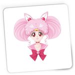 PC, gaming si accesorii - Periferice PC - Mousepad - Mousepad Gaming Sailor Moon Pink Girl Chibiusa Valentines Day, 21x19 cm - Infinity.ro