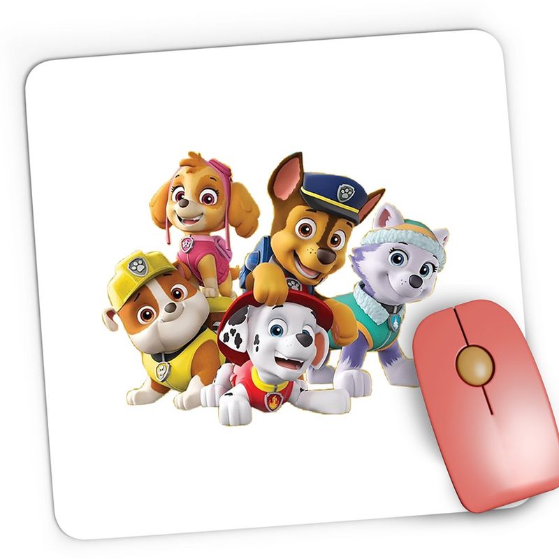 PC, gaming si accesorii - Periferice PC - Mousepad - Mousepad Gaming Paw Patrol Toata Gasca Echipa Catelusi, 21x19 cm - Infinity.ro