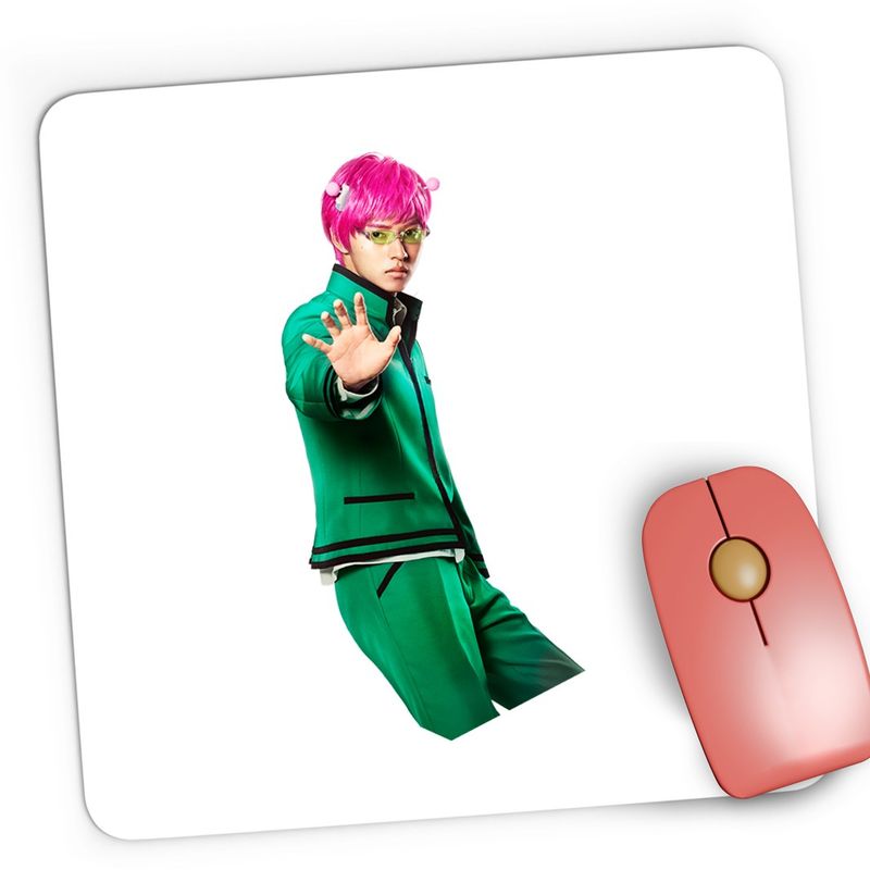 PC, gaming si accesorii - Periferice PC - Mousepad - Mousepad Gaming Disastrous Life of Saiki K Anime, 21x19 cm - Infinity.ro