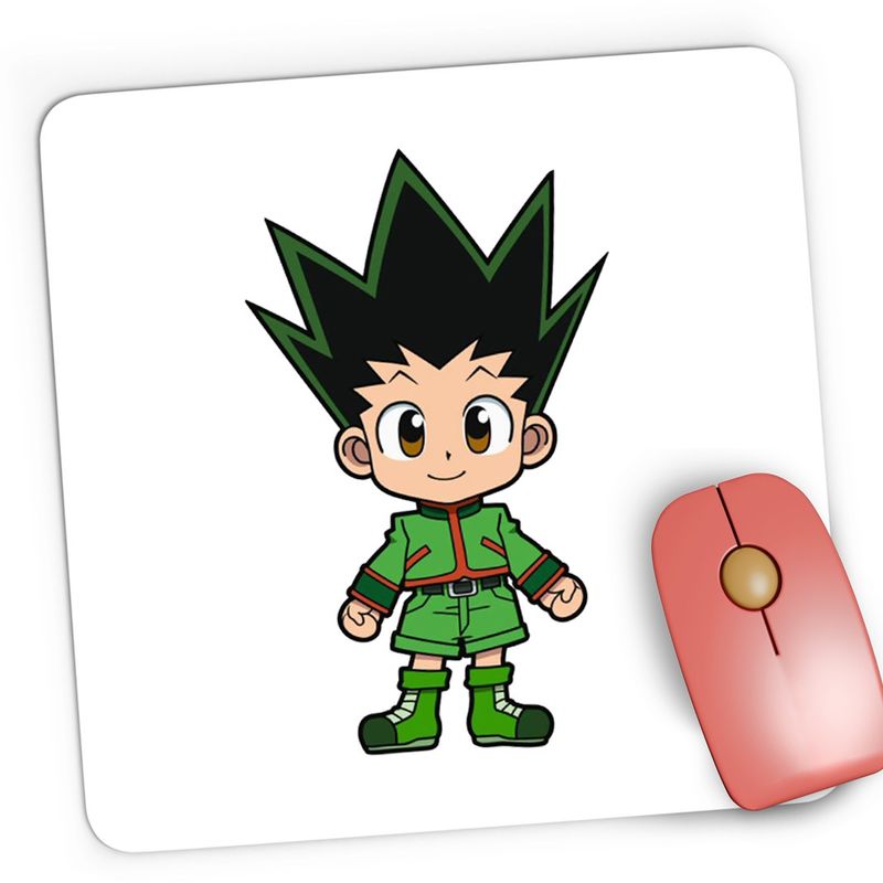 PC, gaming si accesorii - Periferice PC - Mousepad - Mousepad Gaming Hunter x Hunter Gon Freecss Rebel Boy, 21x19 cm - Infinity.ro