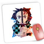 PC, gaming si accesorii - Periferice PC - Mousepad - Mousepad Gaming Demon Slayer Tanjiro Kamado Tiktok, 21x19 cm - Infinity.ro