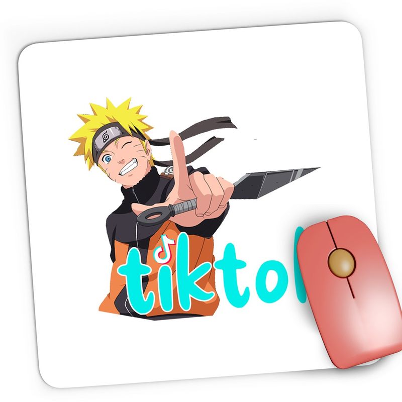 PC, gaming si accesorii - Periferice PC - Mousepad - Mousepad Gaming Naruto Tiktok Creator Tik Tok Anime Manga, 21x19 cm - Infinity.ro