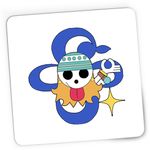PC, gaming si accesorii - Periferice PC - Mousepad - Mousepad Gaming Nami Flag One Piece Pirate Ship, 21x19 cm - Infinity.ro