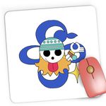 PC, gaming si accesorii - Periferice PC - Mousepad - Mousepad Gaming Nami Flag One Piece Pirate Ship, 21x19 cm - Infinity.ro