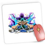 PC, gaming si accesorii - Periferice PC - Mousepad - Mousepad Gaming One Piece Roronoa Zoro Ninja Pirat, 21x19 cm - Infinity.ro