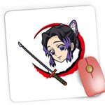 PC, gaming si accesorii - Periferice PC - Mousepad - Mousepad Gaming Demon Slayer Shinobu Kocho Ninja Girl, 21x19 cm - Infinity.ro