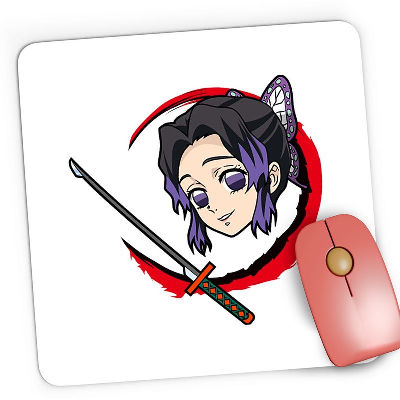 PC, gaming si accesorii - Periferice PC - Mousepad - Mousepad Gaming Demon Slayer Shinobu Kocho Ninja Girl, 21x19 cm - Infinity.ro