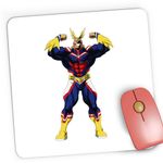 PC, gaming si accesorii - Periferice PC - Mousepad - Mousepad Gaming Hero Academia All Might Comics Manga, 21x19 cm - Infinity.ro