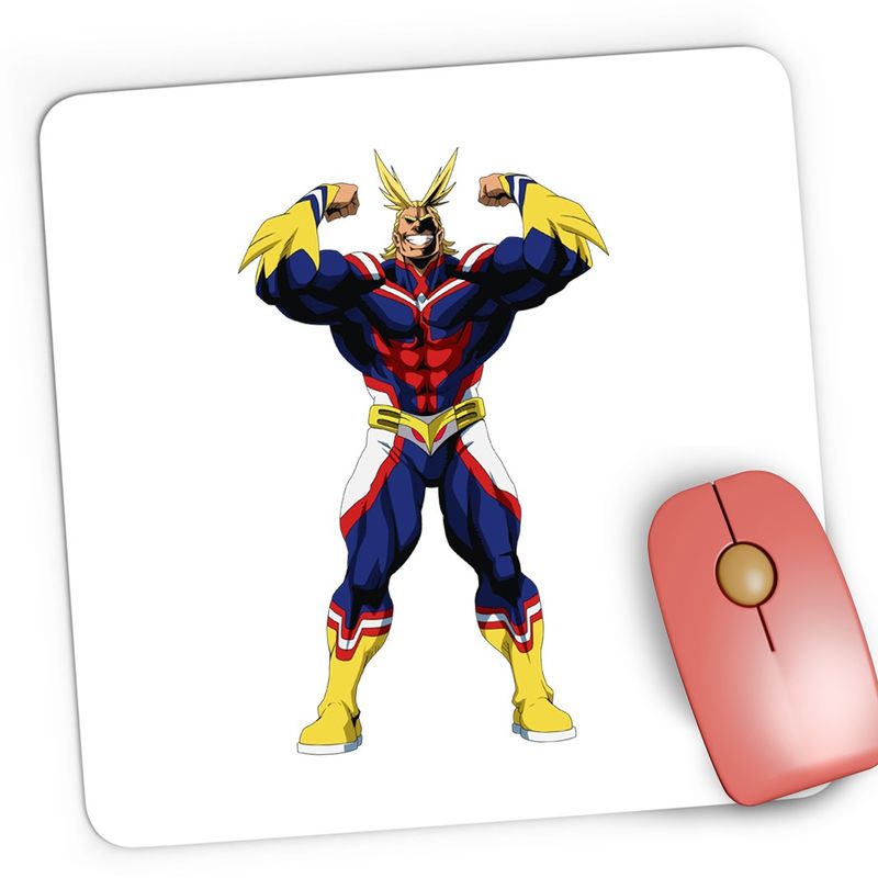 PC, gaming si accesorii - Periferice PC - Mousepad - Mousepad Gaming Hero Academia All Might Comics Manga, 21x19 cm - Infinity.ro