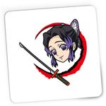 PC, gaming si accesorii - Periferice PC - Mousepad - Mousepad Gaming Demon Slayer Shinobu Kocho Ninja Girl, 21x19 cm - Infinity.ro