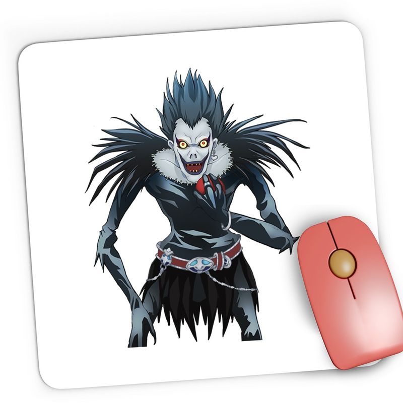 PC, gaming si accesorii - Periferice PC - Mousepad - Mousepad Gaming Death Note Ryuk Diavol Devil Anime Manga, 21x19 cm - Infinity.ro