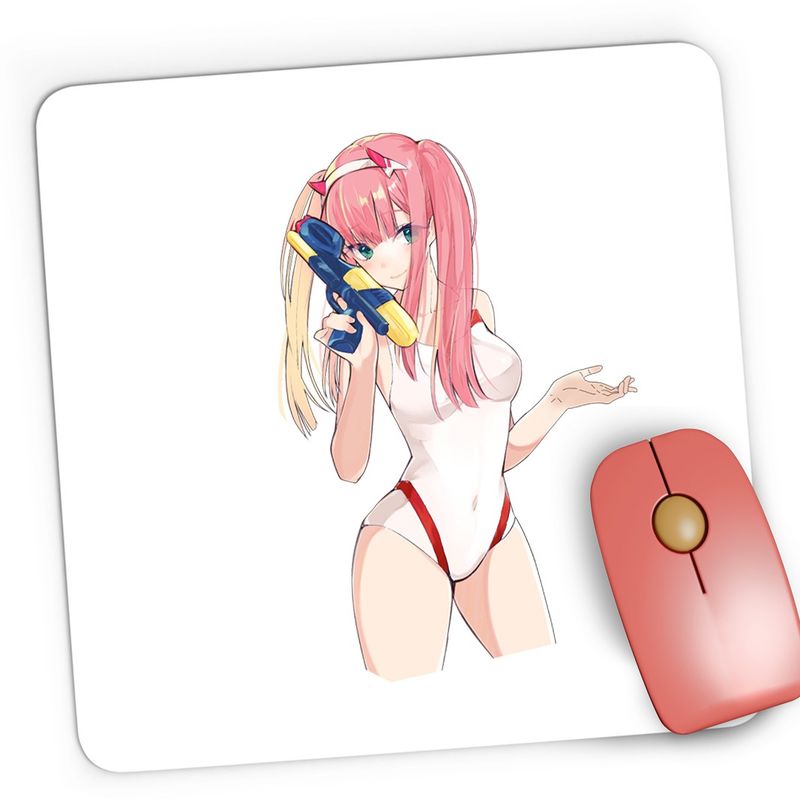 PC, gaming si accesorii - Periferice PC - Mousepad - Mousepad Gaming Darling in the FranXX Fanart SF Anime, 21x19 cm - Infinity.ro
