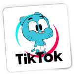 PC, gaming si accesorii - Periferice PC - Mousepad - Mousepad Gaming Gumball Bebelus Tiktok Bebe Tik Tok Creator, 21x19 cm - Infinity.ro