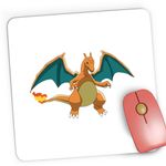 PC, gaming si accesorii - Periferice PC - Mousepad - Mousepad Gaming Charizard Pokemon Dragon, 21x19 cm - Infinity.ro