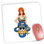 PC, gaming si accesorii - Periferice PC - Mousepad - Mousepad Gaming One Piece Nami Cat Burglar, 21x19 cm - Infinity.ro