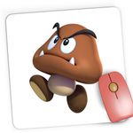 PC, gaming si accesorii - Periferice PC - Mousepad - Mousepad Gaming Super Mario Bros Ciuperca Galaxy, 21x19 cm - Infinity.ro