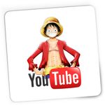PC, gaming si accesorii - Periferice PC - Mousepad - Mousepad Gaming One Piece Luffy Youtuber Youtube Creator, 21x19 cm - Infinity.ro