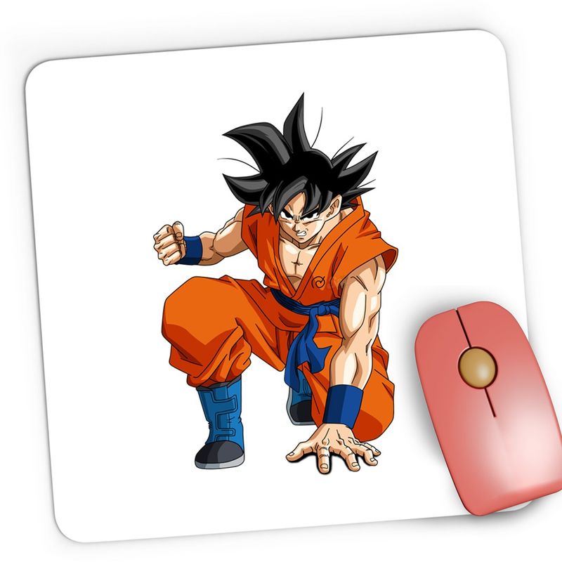 PC, gaming si accesorii - Periferice PC - Mousepad - Mousepad Gaming Son Goku Dragon Ball Z Arte Martiale Sensei, 21x19 cm - Infinity.ro