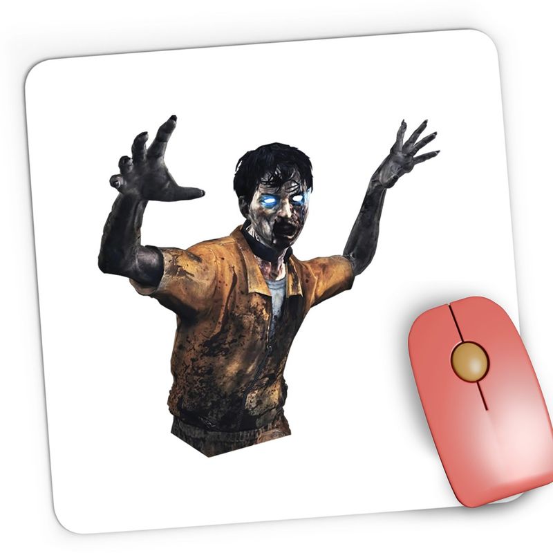 PC, gaming si accesorii - Periferice PC - Mousepad - Mousepad Gaming Call of Duty Zombie Horror Video Game, 21x19 cm - Infinity.ro