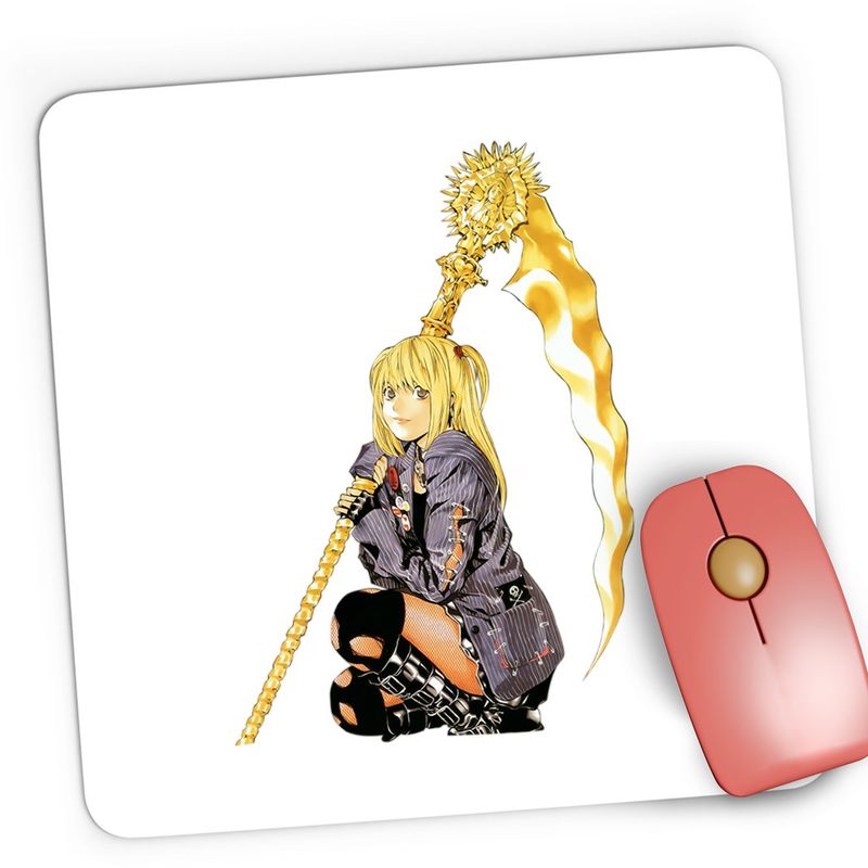 PC, gaming si accesorii - Periferice PC - Mousepad - Mousepad Gaming Death Note Anime Misa Amane Coasa, 21x19 cm - Infinity.ro