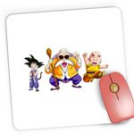 PC, gaming si accesorii - Periferice PC - Mousepad - Mousepad Gaming Dragon Ball Z Son Goku Master Roshi Krillin Anime, 21x19 cm - Infinity.ro
