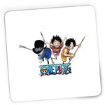 PC, gaming si accesorii - Periferice PC - Mousepad - Mousepad Gaming One Piece Monkey Luffy Portgas Prieteni Copilarie, 21x19 cm - Infinity.ro