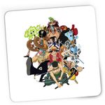 PC, gaming si accesorii - Periferice PC - Mousepad - Mousepad Gaming All Crew Gang One Piece Echipaj Pirati, 21x19 cm - Infinity.ro