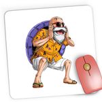 PC, gaming si accesorii - Periferice PC - Mousepad - Mousepad Gaming Dragon Ball Z Master Roshi Dascal Sensei Antrenor, 21x19 cm - Infinity.ro