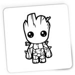 PC, gaming si accesorii - Periferice PC - Mousepad - Mousepad Gaming Baby Groot Bebe Craciun Gift Love, 21x19 cm - Infinity.ro