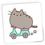 PC, gaming si accesorii - Periferice PC - Mousepad - Mousepad Gaming Pusheen Cat Scuter Pisica Valentine's Day Love, 21x19 cm - Infinity.ro