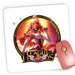 PC, gaming si accesorii - Periferice PC - Mousepad - Mousepad Gaming League of Legends Ahri Cosplay LoL Game Star, 21x19 cm - Infinity.ro