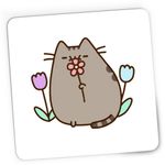 PC, gaming si accesorii - Periferice PC - Mousepad - Mousepad Gaming Pusheen Cat Flori Plush Primavara, 21x19 cm - Infinity.ro