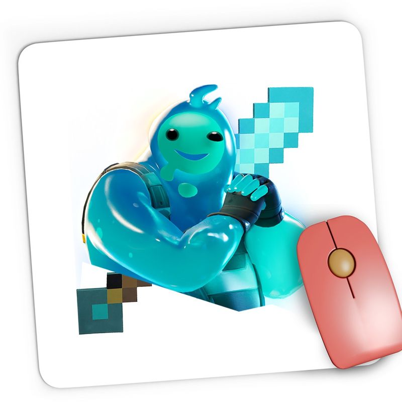 PC, gaming si accesorii - Periferice PC - Mousepad - Mousepad Gaming Rippley Fortnite Minecraft Sabie Diamond, 21x19 cm - Infinity.ro