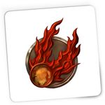 PC, gaming si accesorii - Periferice PC - Mousepad - Mousepad Gaming Age of Empires Fire and Blood Sigil Logo Cometa, 21x19 cm - Infinity.ro