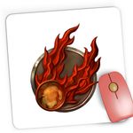 PC, gaming si accesorii - Periferice PC - Mousepad - Mousepad Gaming Age of Empires Fire and Blood Sigil Logo Cometa, 21x19 cm - Infinity.ro