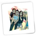 PC, gaming si accesorii - Periferice PC - Mousepad - Mousepad Gaming Blackpink All Gang Team Cartoon Kpop, 21x19 cm - Infinity.ro