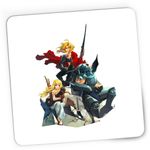 PC, gaming si accesorii - Periferice PC - Mousepad - Mousepad Gaming Fullmetal Alchemist All Team Gang, 21x19 cm - Infinity.ro