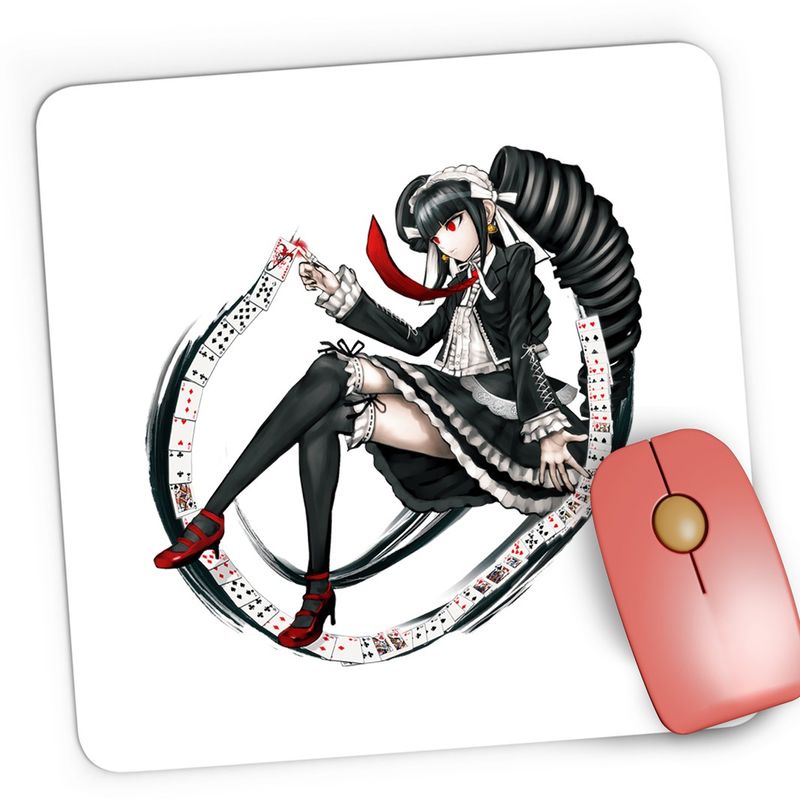 PC, gaming si accesorii - Periferice PC - Mousepad - Mousepad Gaming Danganronpa Celestia Ludenberg Ultimate Gambler, 21x19 cm - Infinity.ro
