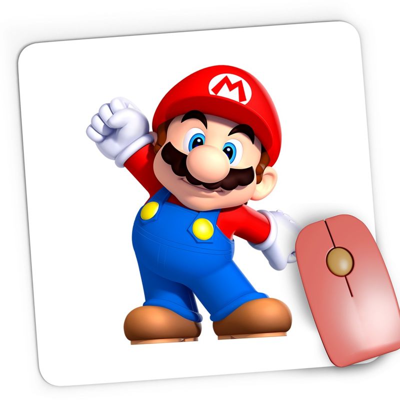 PC, gaming si accesorii - Periferice PC - Mousepad - Mousepad Gaming Super Mario Bros Superstar Saga 3D Kart, 21x19 cm - Infinity.ro