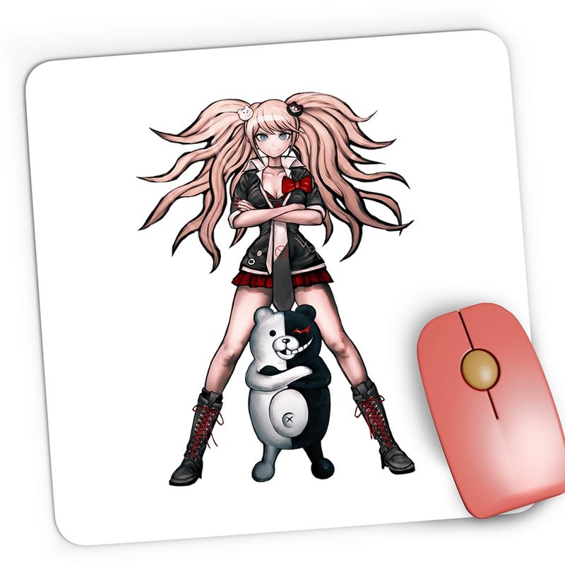 PC, gaming si accesorii - Periferice PC - Mousepad - Mousepad Gaming Junko Enoshima Danganronpa Master Killer, 21x19 cm - Infinity.ro