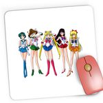PC, gaming si accesorii - Periferice PC - Mousepad - Mousepad Gaming Sailor Moon Desene Animate Bebe, 21x19 cm - Infinity.ro