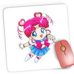 PC, gaming si accesorii - Periferice PC - Mousepad - Mousepad Gaming Sailor Moon Chibiusa Ziua Copilului, 21x19 cm - Infinity.ro